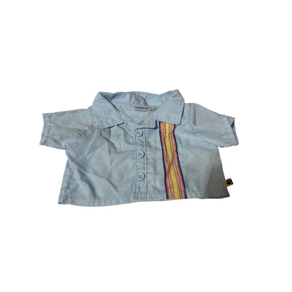 Build A Bear Clothes Bundle: Plaid Shirt Hooded Top Checkered Shorts Camouflage - Picture 4 of 7